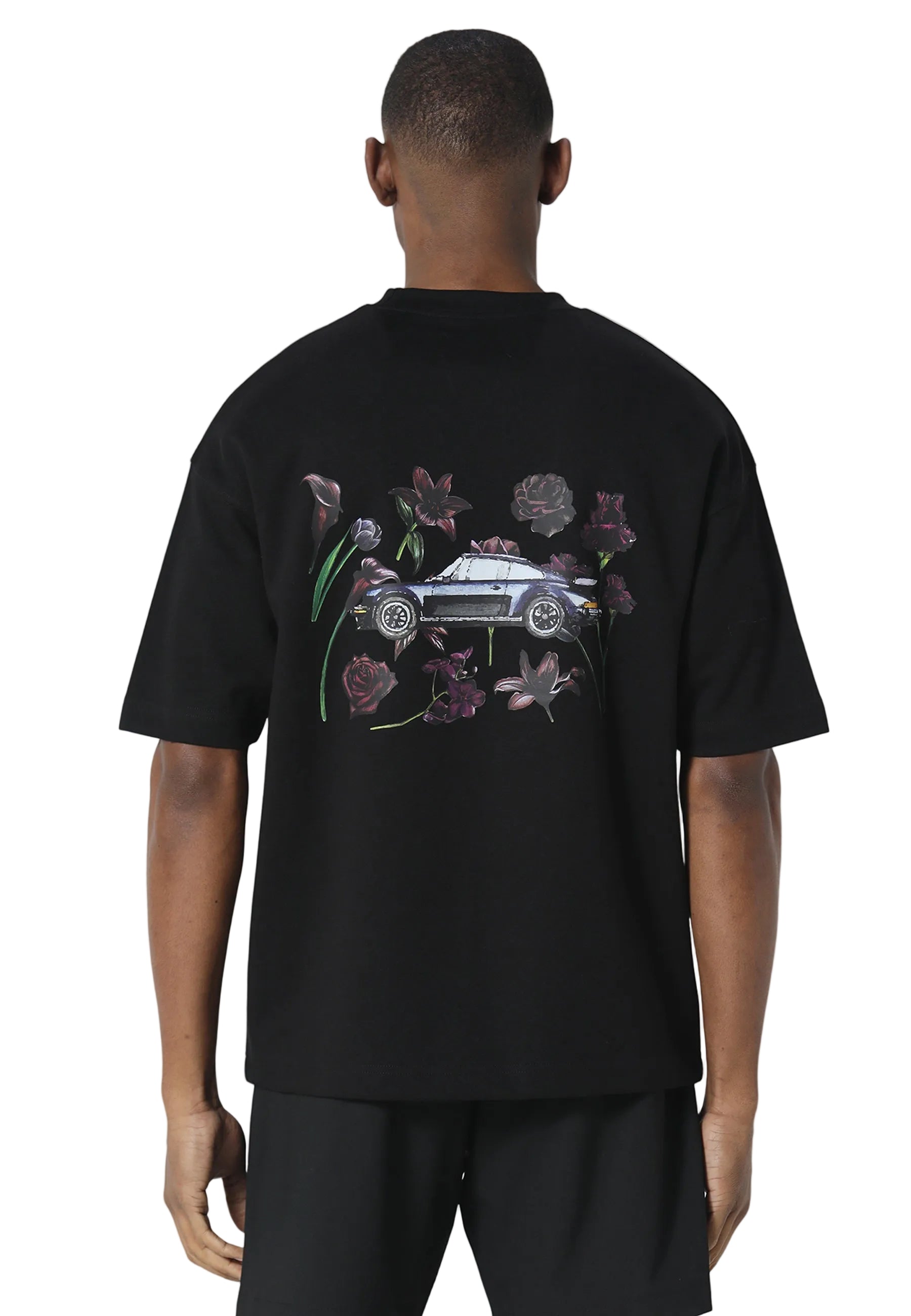 Pas De Monaco Bloom Torque Black T-Shirt